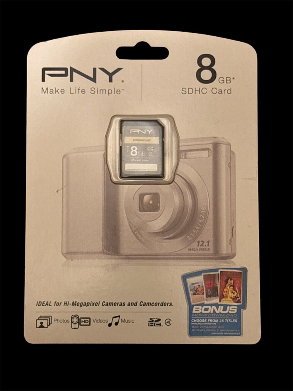 PNY 8GB SDHC Card